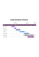Daily Schedule 데일리 스케쥴 타임라인 미리보기