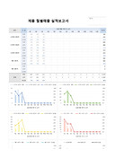 제품 월별매출 실적보고서 미리보기