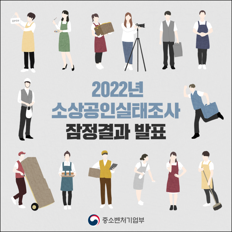 2022년 소상공인실태조사 잠정결과 발표