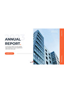 Annual Report 비즈니스 PPT 템플릿 미리보기